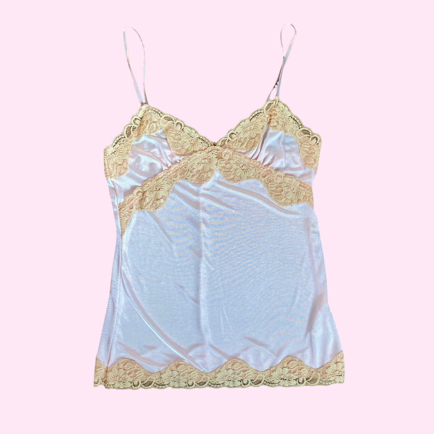 Vintage Pink & Yellow Cami