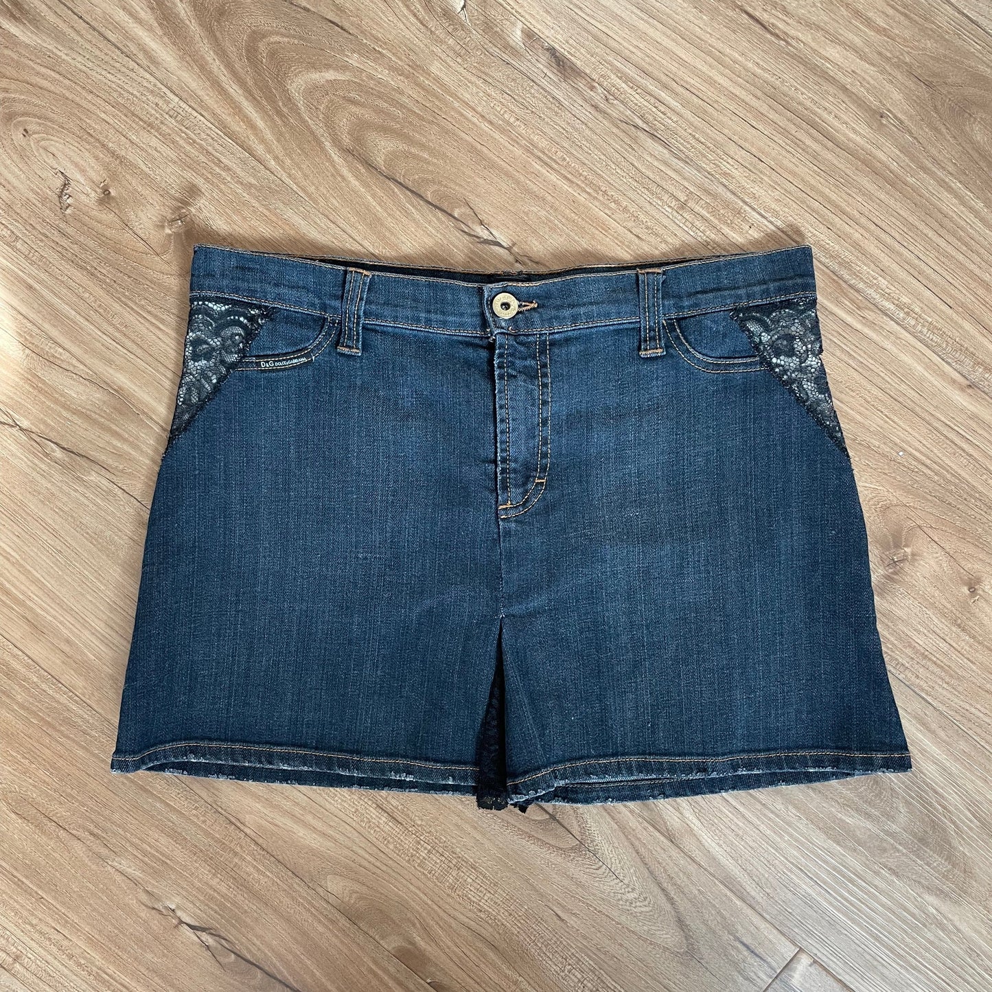 Vintage Dolce & Gabbana Denim Mini Skirt