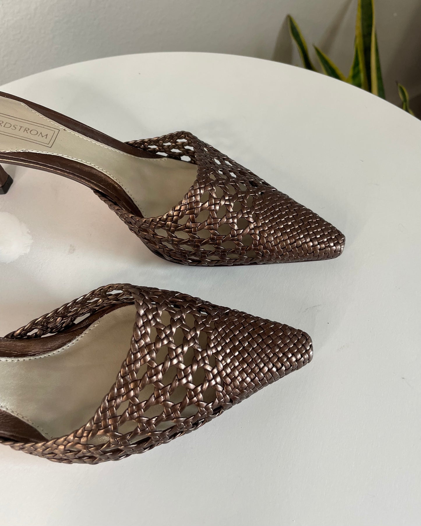 Vintage Nordstrom Woven Pointed Heels