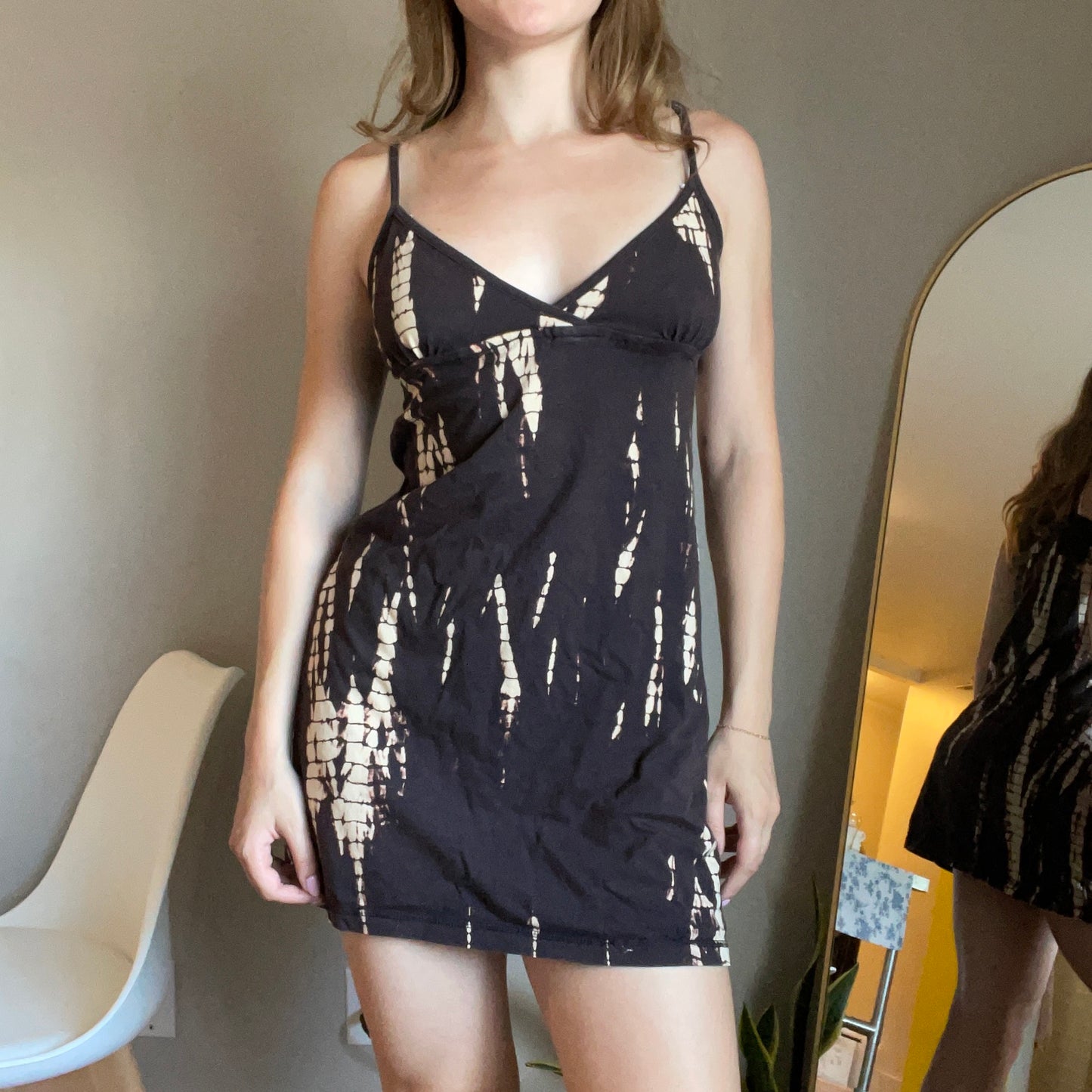 Vintage Billabong Bleach Die Mini Dress